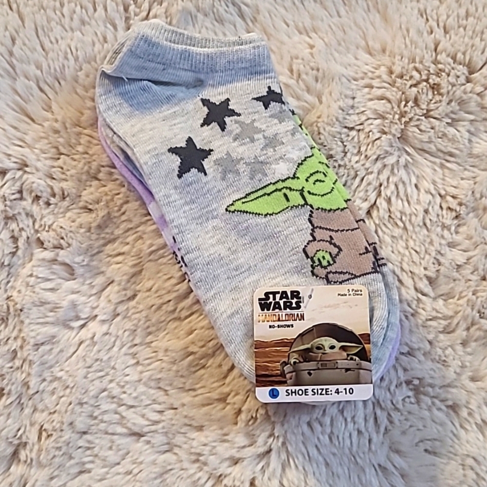 Star Wars Mandalorian no-show socks